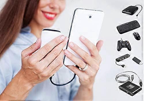 Micro USB OTG -sovitin Android Micromax A27 Ninja PlugandPlay OnTheGo -kaapelille (musta)[TT]