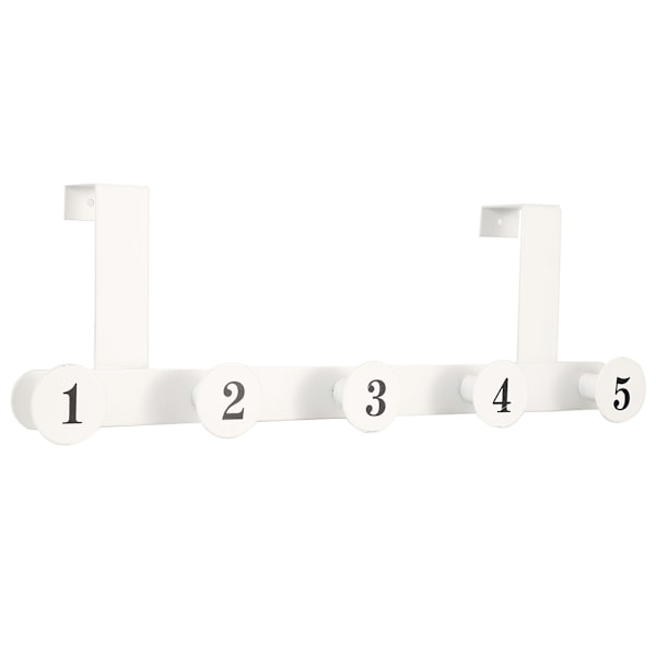 Dekorativa hushållsartiklar, väggmonterade kraftiga krokar för upphängning av kläder, ryggsäckar, hattar, halsdukar, minimalistisk design vita krokar för alla rum