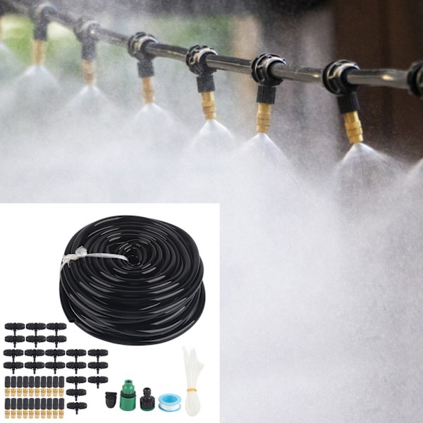 Bevattningsslang för trädgård, för automatisk bevattningssats, läckagesäkert droppbevattningssystem med precisionsbevattning, högkvalitativ plast och koppar, för