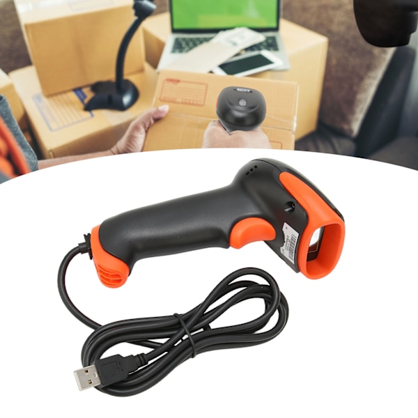Strekkodeskanner effektiv rask lett vekt ergonomisk design kompakt sikker pålitelig holdbar leser for butikk