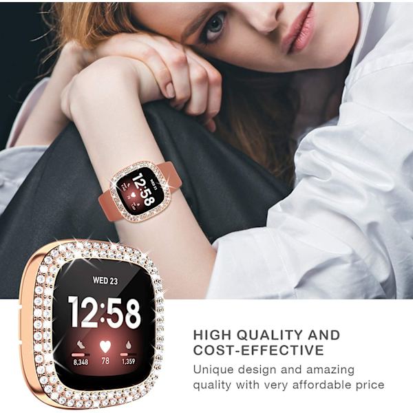 [2Pack] Kompatibel med Fitbit Versa 3 Fitbit Sense Bling