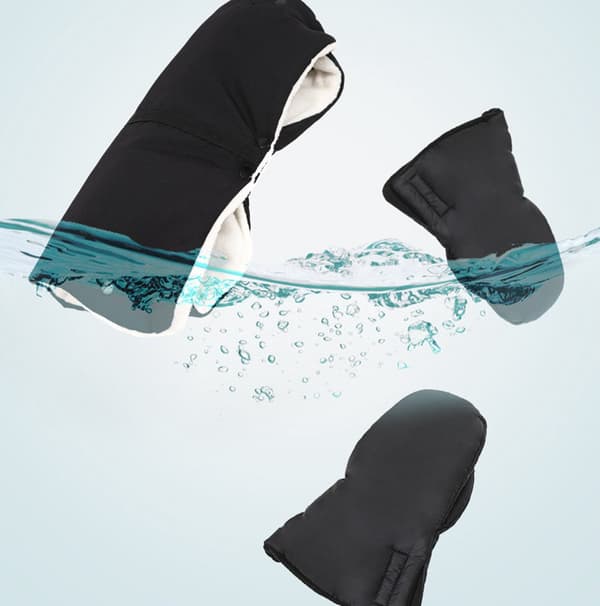 Stroller Gloves Winter Warm Stroller Mittens Frost-proof Windproof Snow-proof Keeps You Warm with Phone Pocket