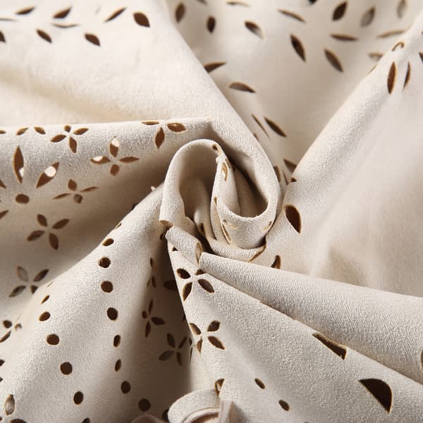 Dam Höst Vinter Varm Triangel Sjal Elegant Mogen Polyester Vindtät Kashmir Ihålig Tofs Stickad