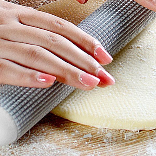 Silikon kjevle med non-stick overflate