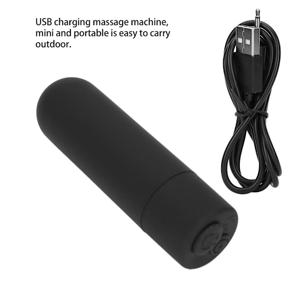 Bærbar USB Massager Krop Multi-frekvens Massage Vibrator Krop Massage Vibrator