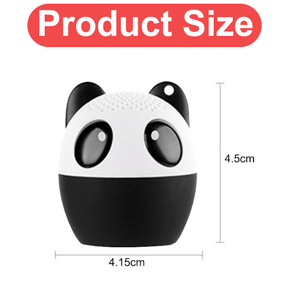 1 Bluetooth-högtalare trådlös söt mini panda, gris, valp bärbar liten stereo