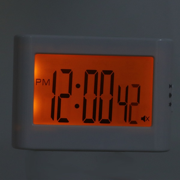 Digital timer nedtelling Vibrerende lyd blinkende alarm Elektronisk timer Kjøkken grå