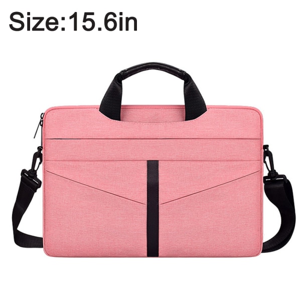 Laptop axelväska, bärbar case med tillbehör Organiz Pink-15.6 inches