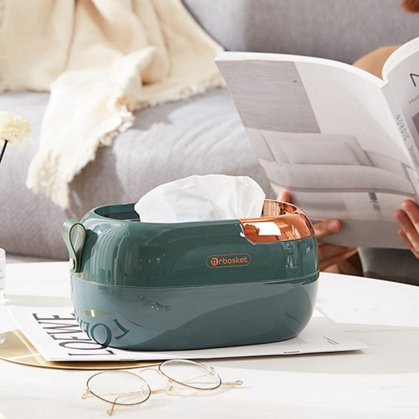 Retro-tyyliin suunniteltu nenäliinapaketin pidike, käytännöllinen ja söpö keittiöön, kylpyhuoneen pöytätasoille, makuuhuoneeseen