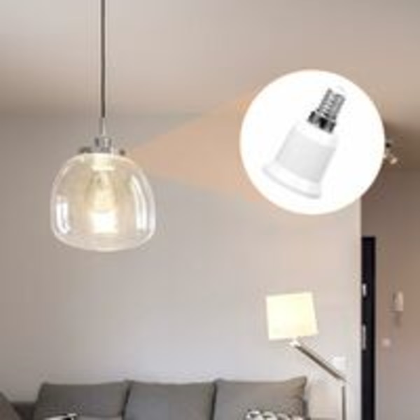 Lampunkannan muuntaja, E14 E27-kanta-adapteri, 15 kpl