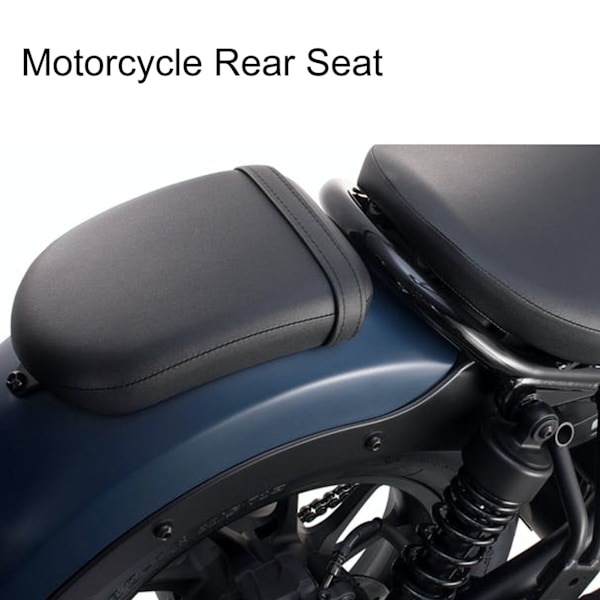 Motorcykel Passagerarsäte Konstläder Svampkudde Ersättning för Rebel CMX 300 500 2017-2022 Platt Typ
