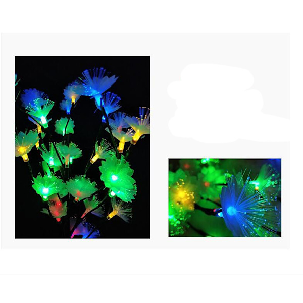 Solcells drivna ljusslingor, 2-pack 30L söt trollslända LED-lampa