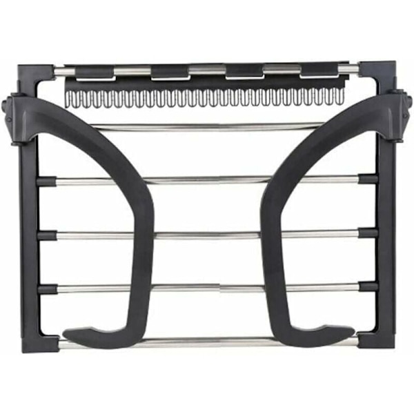 Radiator Torkställning - Bärbar - Rundrör - Liten Storlek - Svart - 32 x 40 cm - LKBD