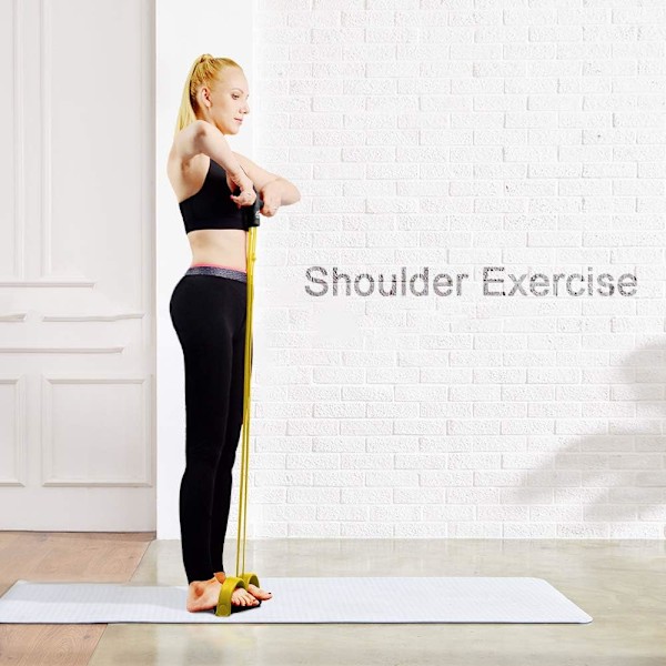 Sports Hjemmeutstyr, Multifunksjonelt Spenningsrep, Mage- og Benmotstandstrening, Kvinners Fitness Elastisk, Yoga Tilbehør, Sit Up - 4 Rør
