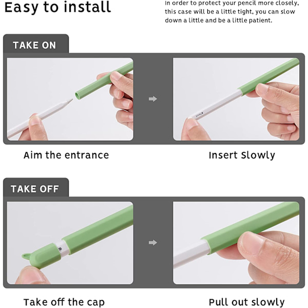 3-pak søde cover til Apple Pencil 2.