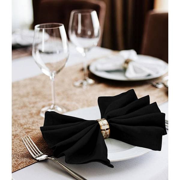 Cloth Napkins - 24-pack, Reusable White White