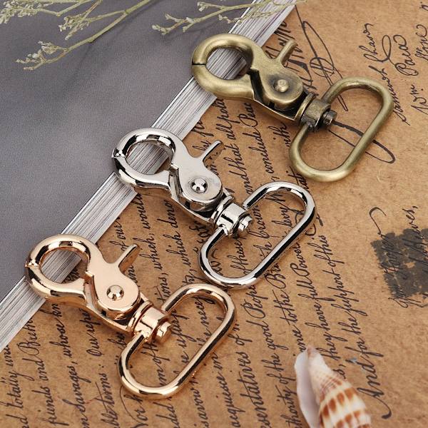 12 stk. DIY Zink Legering Håndtaske Kæledyrs Halsbånd Fremstilling Hummer Spænder Klips Hæk Accessories
