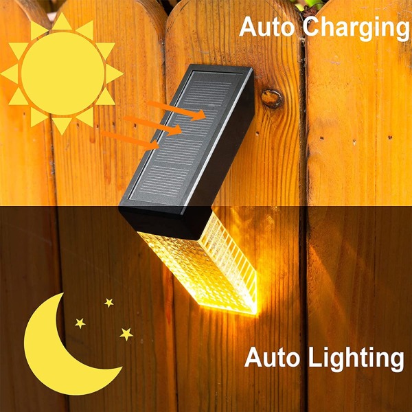 Solcelledæklys Udendørs med Farveskiftende LED-lys til Veranda