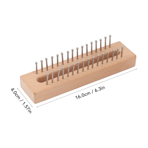 Neulontapuinen neliömäinen neulontataulu DIY-käsityökutomatyökalu huiveille, hatuille, leluille