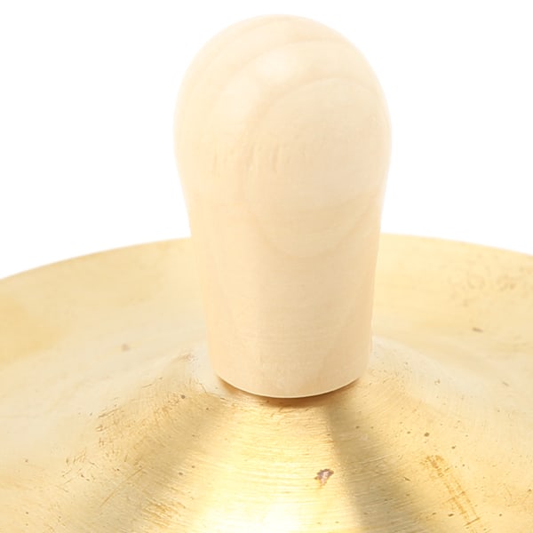 2 st Kid Cymbaler Koppar Trähandtag Magdans Handcymbaler Percussion Instrument Leksak