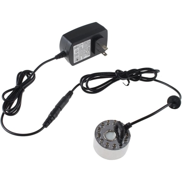 400mL/H Original Mini Mist Maker-dimma med 12 LED-lampor Vatten