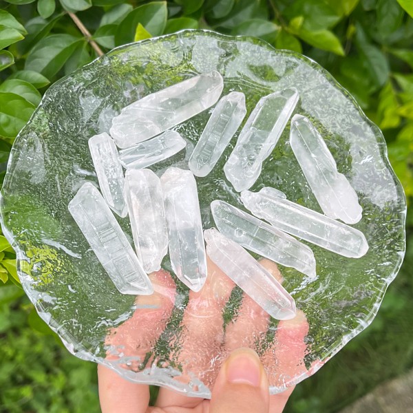 Master Healer Kristallkolonnspetsar, Förstärker Energi och Rensar, Idealisk för Meditation Reiki, DIY Smycken och Förbättring av Heminredning