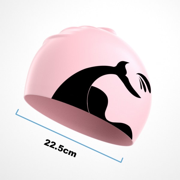 Silikon fiskstjärt simmössa - rosa