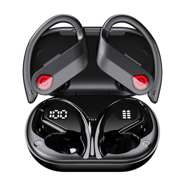 Trådløs øreplugg, Bluetooth 5.3-hodetelefoner støyreduksjonsmikrofon,