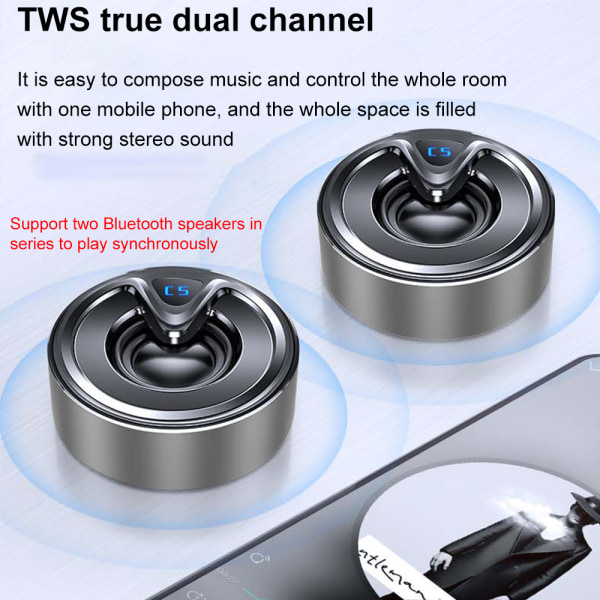 Bluetooth-langaton syvällä bassolla ja stereolla