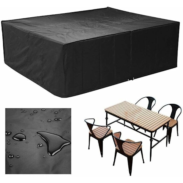 Cover for garden furniture, tarpaulin garden furniture tarpaulin & colour: black