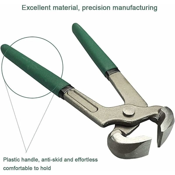 Générique Professional Hoof Trimming Pliers for Horse Hoof Care, Multi-Purpose Hoof Trimmer for Sheep Pigs, Pigs, Cattle, with Rubber Handle,