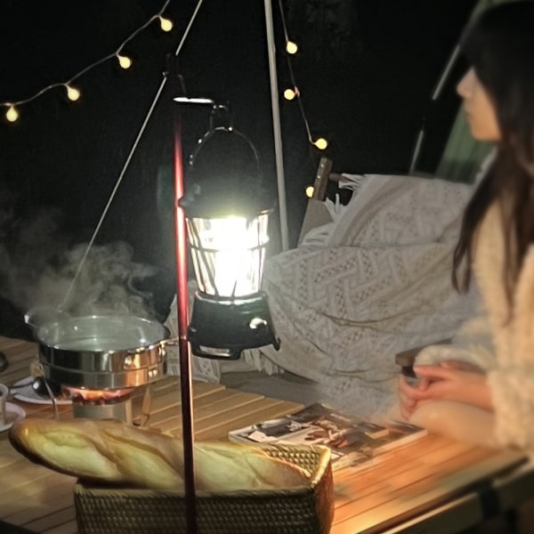 Utomhus camping tält lampa retro camping ljus hand lampa
