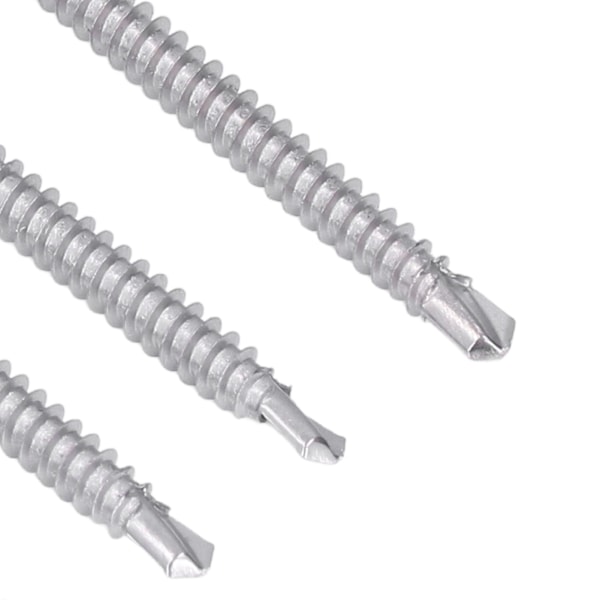 200 stk Selvborrende Skruer Korsforsenket Hode 410 Rustfritt Stål 50mm Nominell Lengde M4.2-18