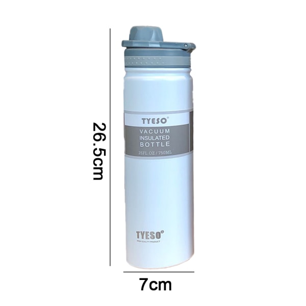 Hoikka Shaker-pullo - Ruostumattomasta teräksestä valmistettu Shaker-pullo - Eristetty