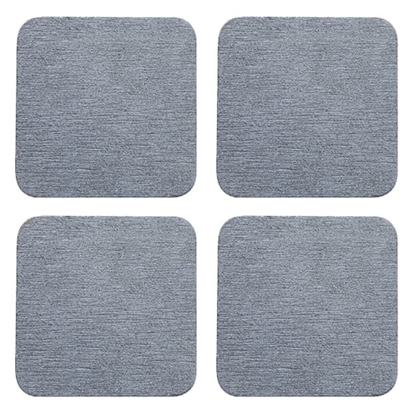 4 stk. Diatomit Coasters til hurtige drinks og planter, 8*8 cm