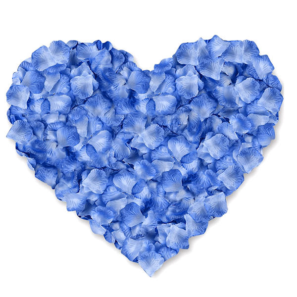 12 påsar konstgjorda rosenblad, non-woven blomblad för