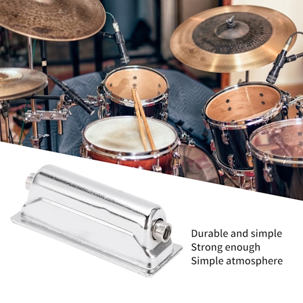 2 st Drum Lug Järn Krom Färg Snare Öra Set Musikinstrument Underhåll Tillbehör WC27E