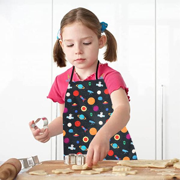 Barnförkläde för flickor Pojkar Toddler Art Smock Supplies Matlagning Che