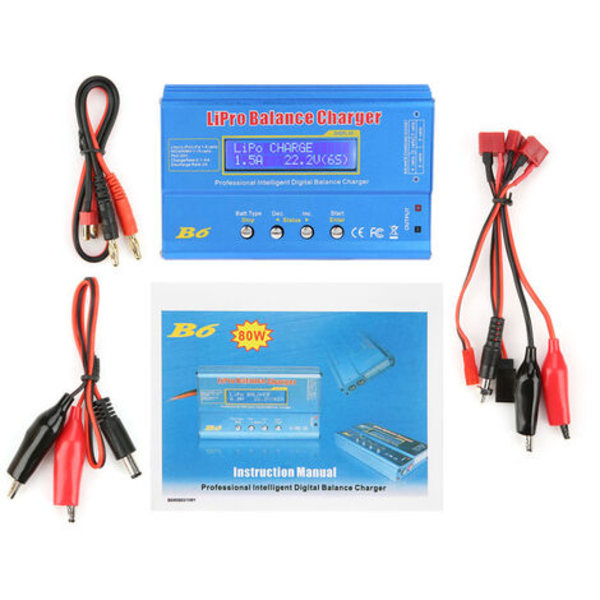 Helt ny digital iMAX B6 LCD-skærm RC Lipo NiMh-batteri