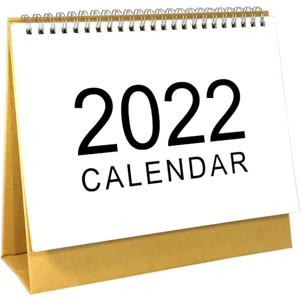 2022 Stående skrivebordskalender Månedsbord Stå opp kalender