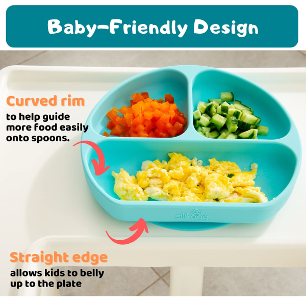 Sugeplade til småbørn | BPA-fri, 100 % fødevaregodkendt silikone