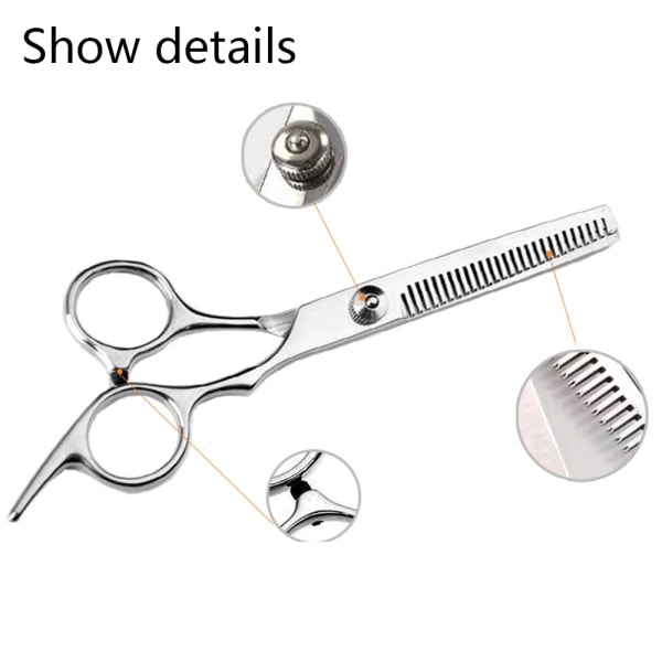 Saks Barber Hårklippning Trimming Razor Edge Tänder Sax