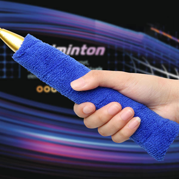 Superabsorberende Bomulds Tennisracketgreb Anti-Slip Svedt Greb Tape til Tennis og Badminton Racket