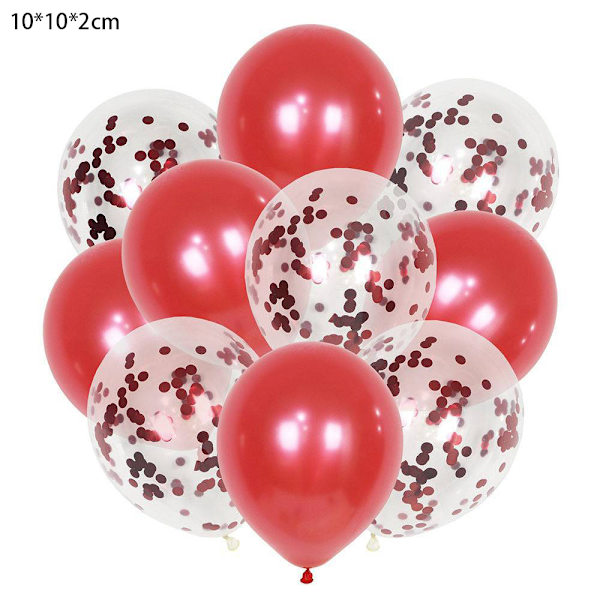 60 stk. 12 tommer, perlemorsfarvede balloner + ballon med pailletter |