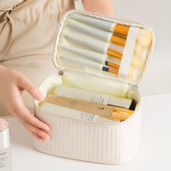 Bærbar Vandtæt Makeuptaske Sort Black 112