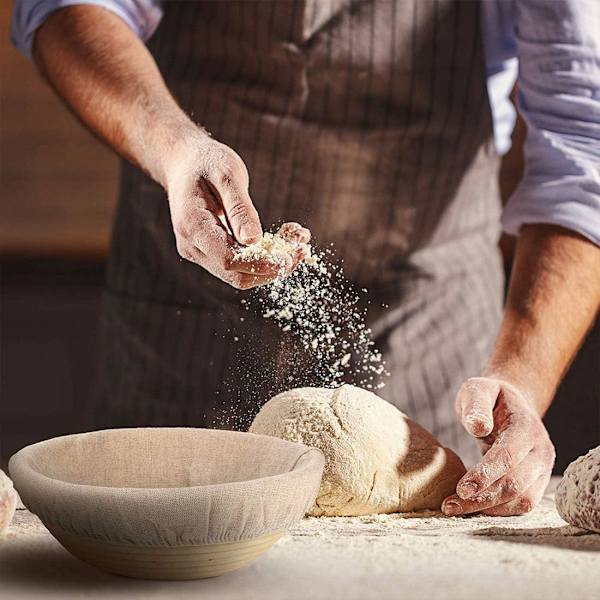 longyisound 6 stk runde linserter, brødbaking starter