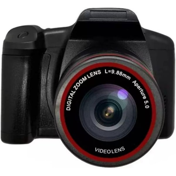 Kameraer Hd 1080P digitalt videokamera Videokamera Professionelt 16X digital zoom optagekamera med vidvinkelobjektiv Sort