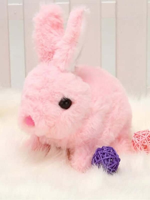 Easter Theme Interactive Rabbit Toy for Kids: Walks, Talks & Twists! (FMY) Grey