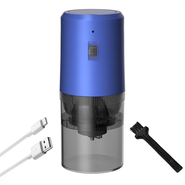 1 stk elektrisk kaffebønnekvern USB oppladbar hjem liten