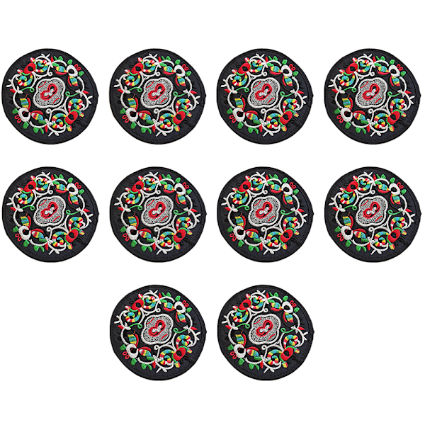 Drinks Coasters, Vintage Etniske Blomsterstof Coasters Bar